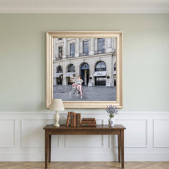 Dior Joaillerie Champagne Step Frame Wall Art 70x70cm Luxury Decor