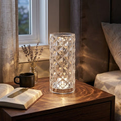 Rose Diamond Table Lamp - USB Charging Touch Lamp for Atmosphere