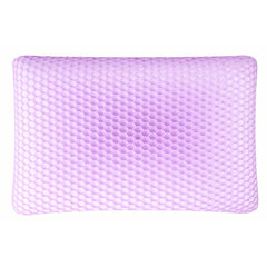 Violet Honeycomb Cooling TPE Pillow - Ergonomic Support 6 Pack Set