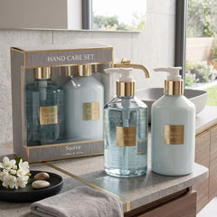 Home Luxe Maison Parfum Suave Stone Blue Hand Wash Lotion Gift Set