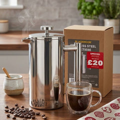Blackmoor 800ml Double Wall Stainless Steel Cafetiere Coffee Maker