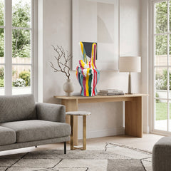 Home Luxe Drip Art Peace Hand Sign Gesture Sculpture Figure | Multi