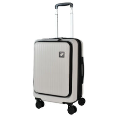 Cream Charging Cabin Case - Hardshell Carry On Suitcase with USB Port