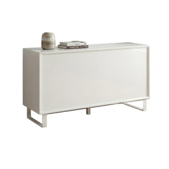 Moritz White High Gloss Sideboard 2 Door 3 Drawer Modern 145cm