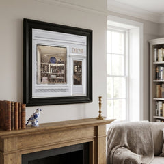 Dior Maison Boutique Black Step Frame 70x70cm Luxury Wall Art Decor