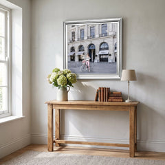Dior Joaillerie Silver Step Frame Luxury Wall Art 70x70cm Home Decor