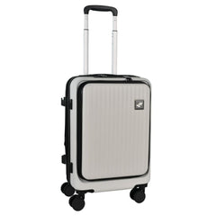 Cream Charging Cabin Case - Hardshell Carry On Suitcase with USB Port