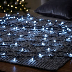 Eveready 240 Cool White LED Solar String Lights - 22m Garden Decor