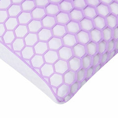 Violet Honeycomb Cooling TPE Pillow - Ergonomic Support 6 Pack Set