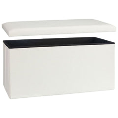 Luxury Cream Boucle Storage Ottoman - Stylish Bedroom & Lounge Seat