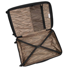 Leopard Print Hard Shell Cabin Case 55cm - Lightweight Travel Bag