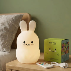 Nite Pets Penguin LED Night Light - 9 Color Changing Silicone Lamp