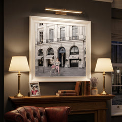 Dior Joaillerie White Step Frame Luxury Wall Art 70x70cm Home Decor