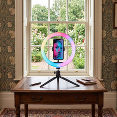 Aura Desktop LED Ring Light with Tripod for Videos & Livestreaming