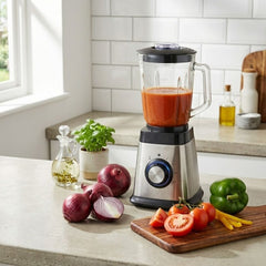 Professional 1000W Blender & Grinder - 1.5L Silver Stainless Steel