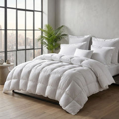 About Home 13.5 TOG Double Down Alternative Duvet - 100% Cotton Outer
