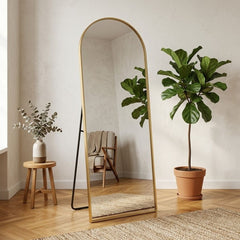 Gold Arch Full Length Standing Mirror - Modern Floor Length Dressing