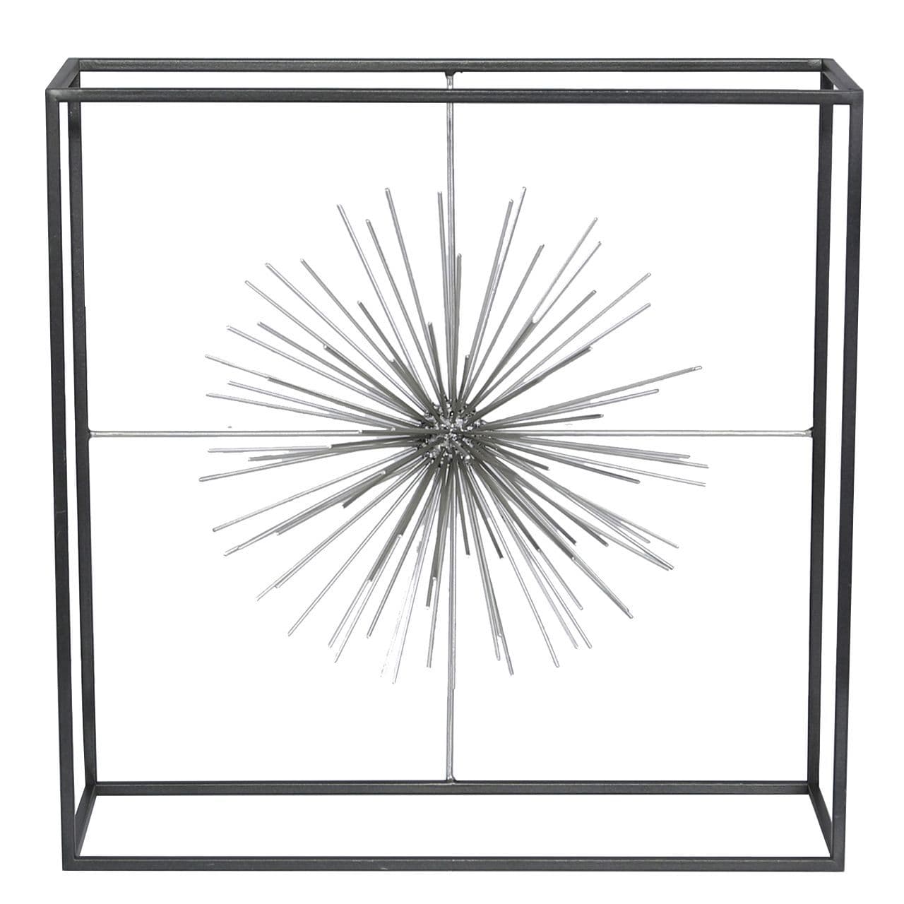 [EKM-AUTOGENERATED]40cm Starburst Decoration Black With Silver Ball