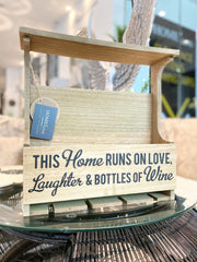 [EKM-AUTOGENERATED]40Cm Wine Bottle & Glass Holder Unit