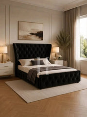 Luxury Black Chesterfield Ottoman Bed with Deep Button Headboard (Copy)
