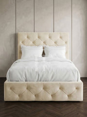 Luxury Diamond Tufted Chesterfield Upholstered Bed Frame