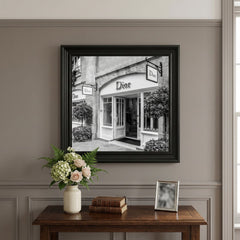 Dior Fashion Black Step Frame 70x70cm Luxury Wall Art Home Decor Style