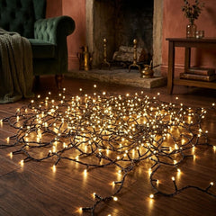 Eveready 240 Warm White LED Solar String Lights - 19.1m Garden Decor