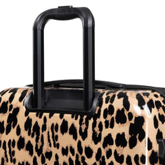 Leopard Print Hard Shell Cabin Case 55cm - Lightweight Travel Bag