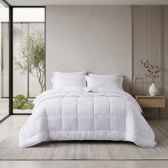 Laura Secret Home King Size Luxury 13.5 Tog Microfibre Duvet - White