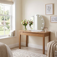 Arched LED Mirror Tabletop Vanity Mirror with 3 Dimmable Light Modes