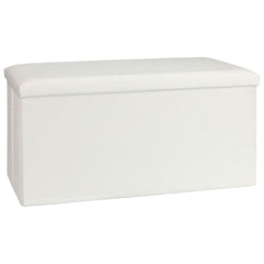 Luxury Cream Boucle Storage Ottoman - Stylish Bedroom & Lounge Seat