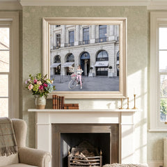 Dior Joaillerie Champagne Step Frame Wall Art 70x70cm Luxury Decor
