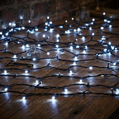 Eveready 120 Cool White LED Solar String Lights - 12.5m Garden Decor