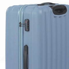 Havana 68cm Medium Hard Shell Suitcase - Blue Travel Luggage