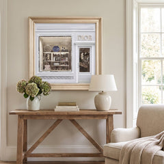 Dior Maison Boutique Champagne Step Frame 70x70cm Luxury Wall Art