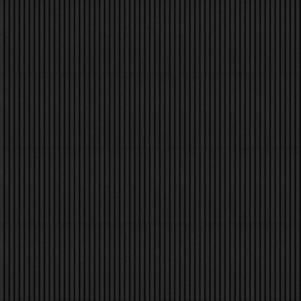 60cm x 240cm Dark Grey Fluted Wall Panel - Home Luxe Interior