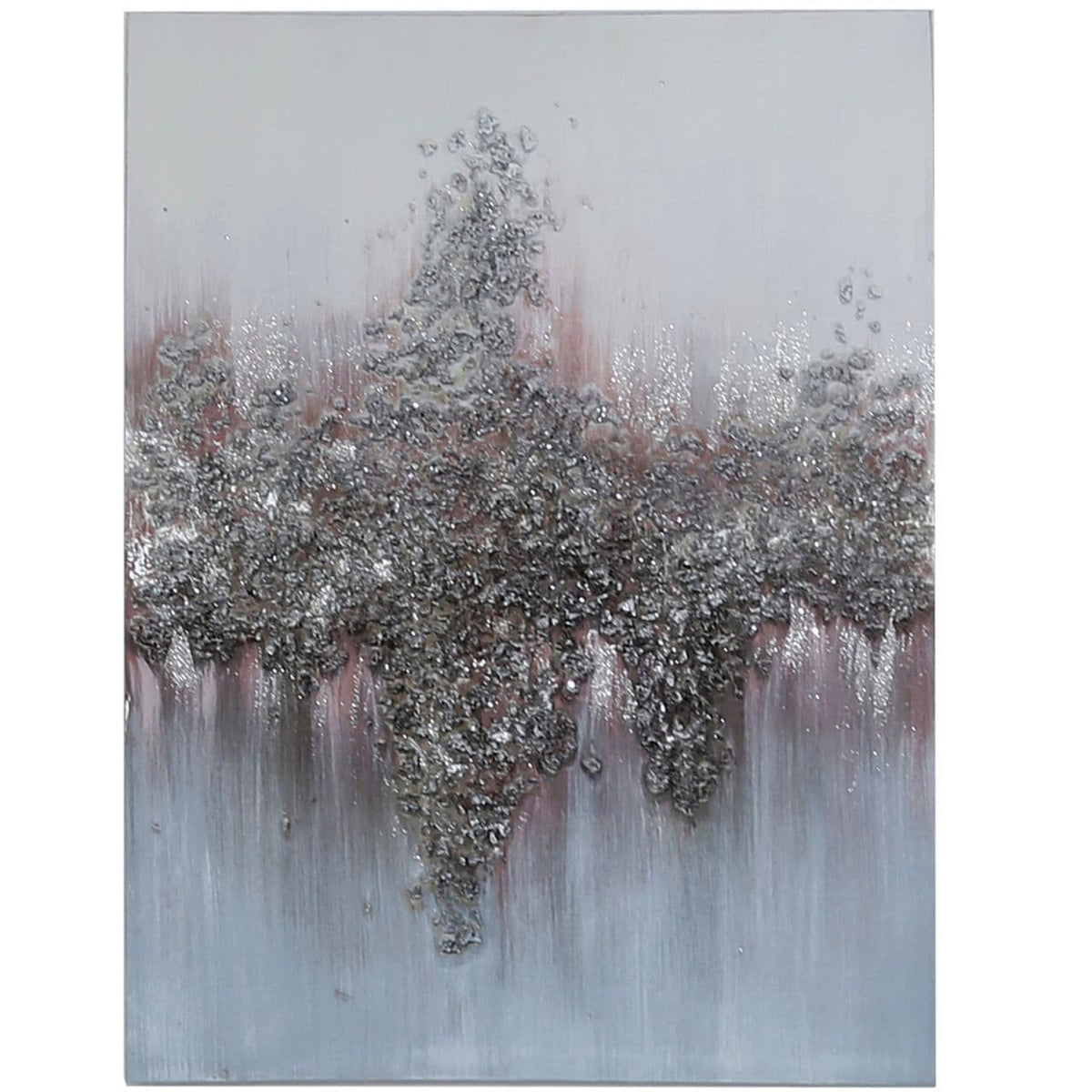[EKM-AUTOGENERATED]60x80 Abstract Canvas Pink Silver