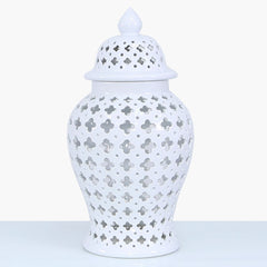 [EKM-AUTOGENERATED]61cm Luxe Decor Ginger Jar White