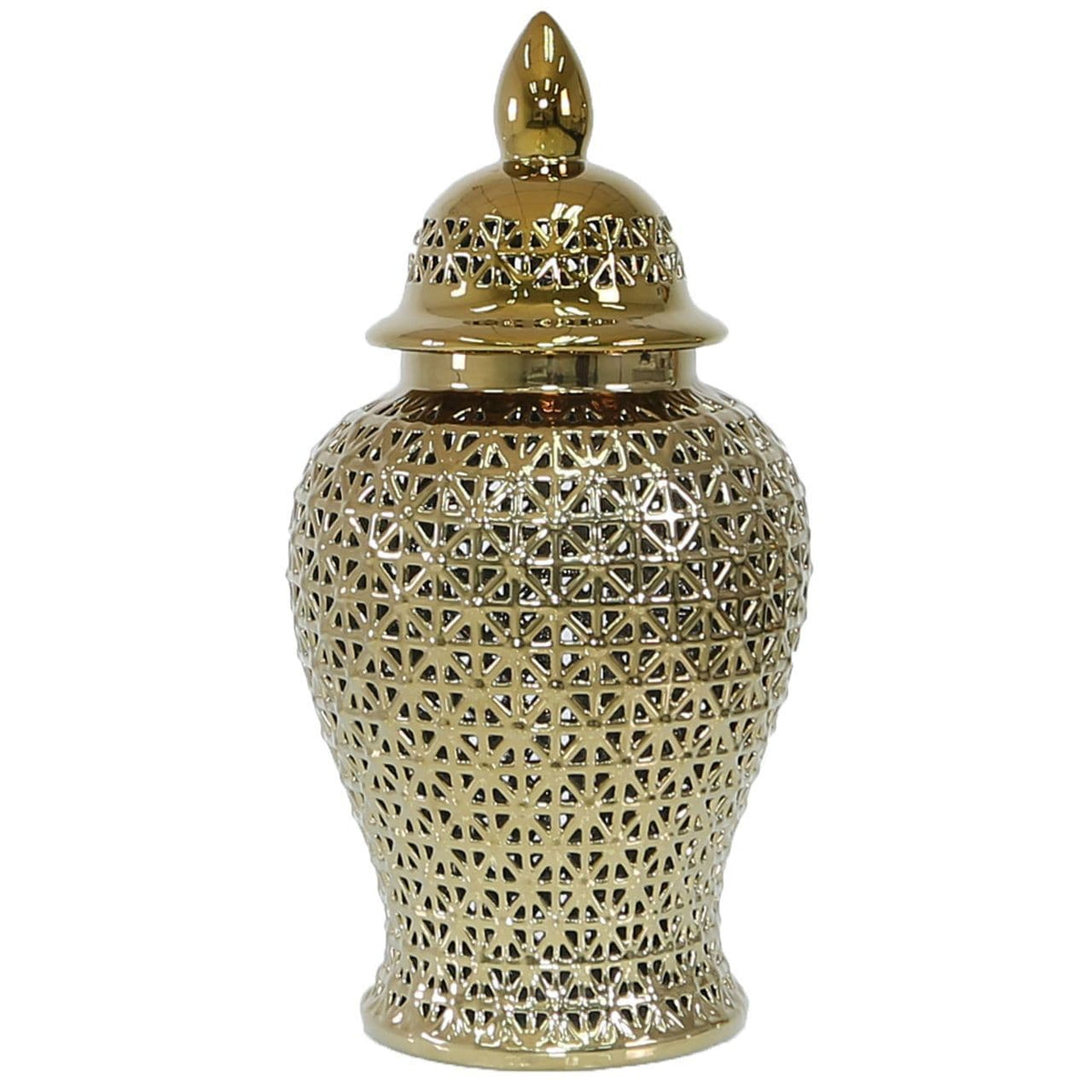 [EKM-AUTOGENERATED]64cm Luxe Decor Ginger Jar Gold
