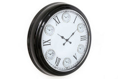 [EKM-AUTOGENERATED]65Cm Glossy Black Multi Dial Clock