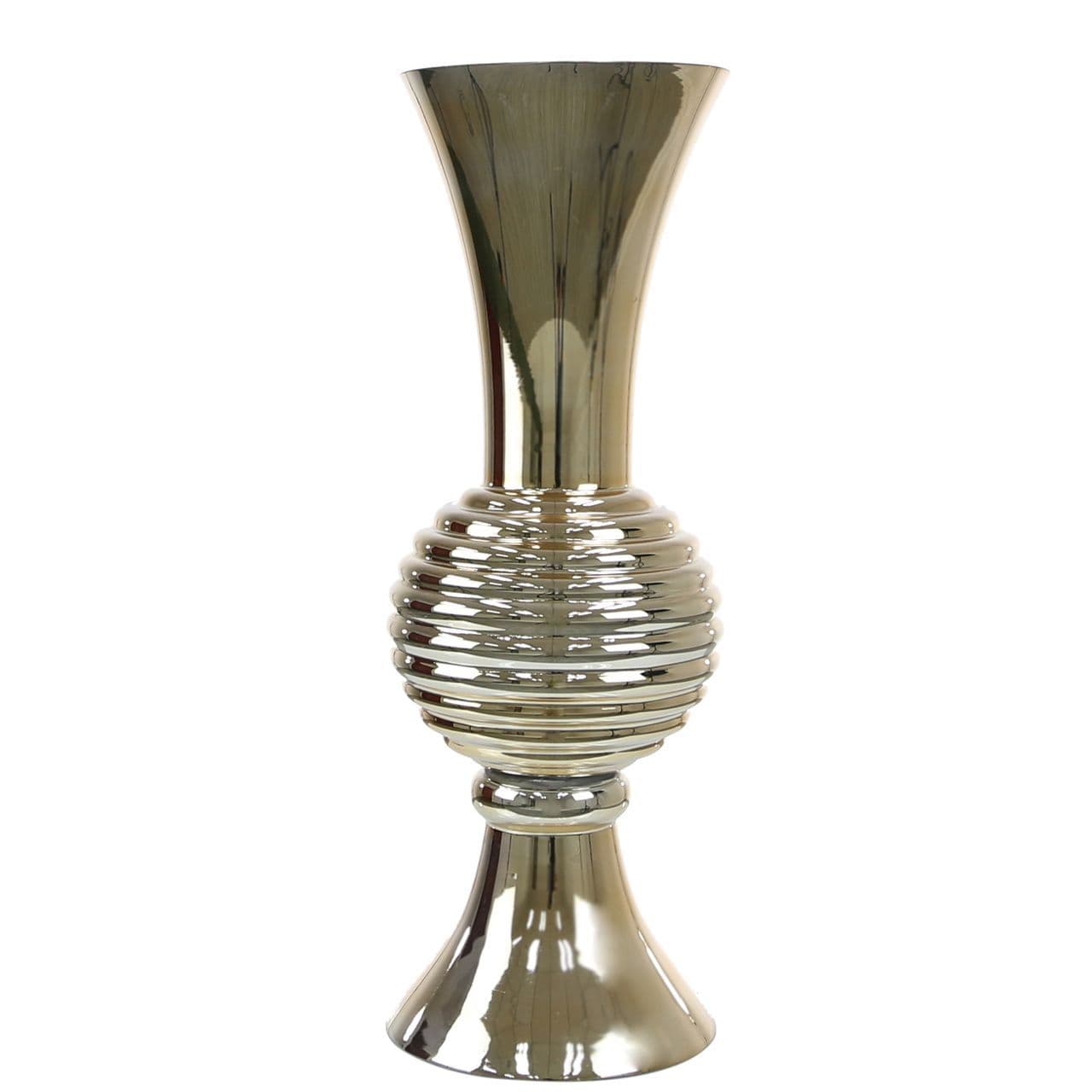 [EKM-AUTOGENERATED]65cm Gold Glass Flared Vase