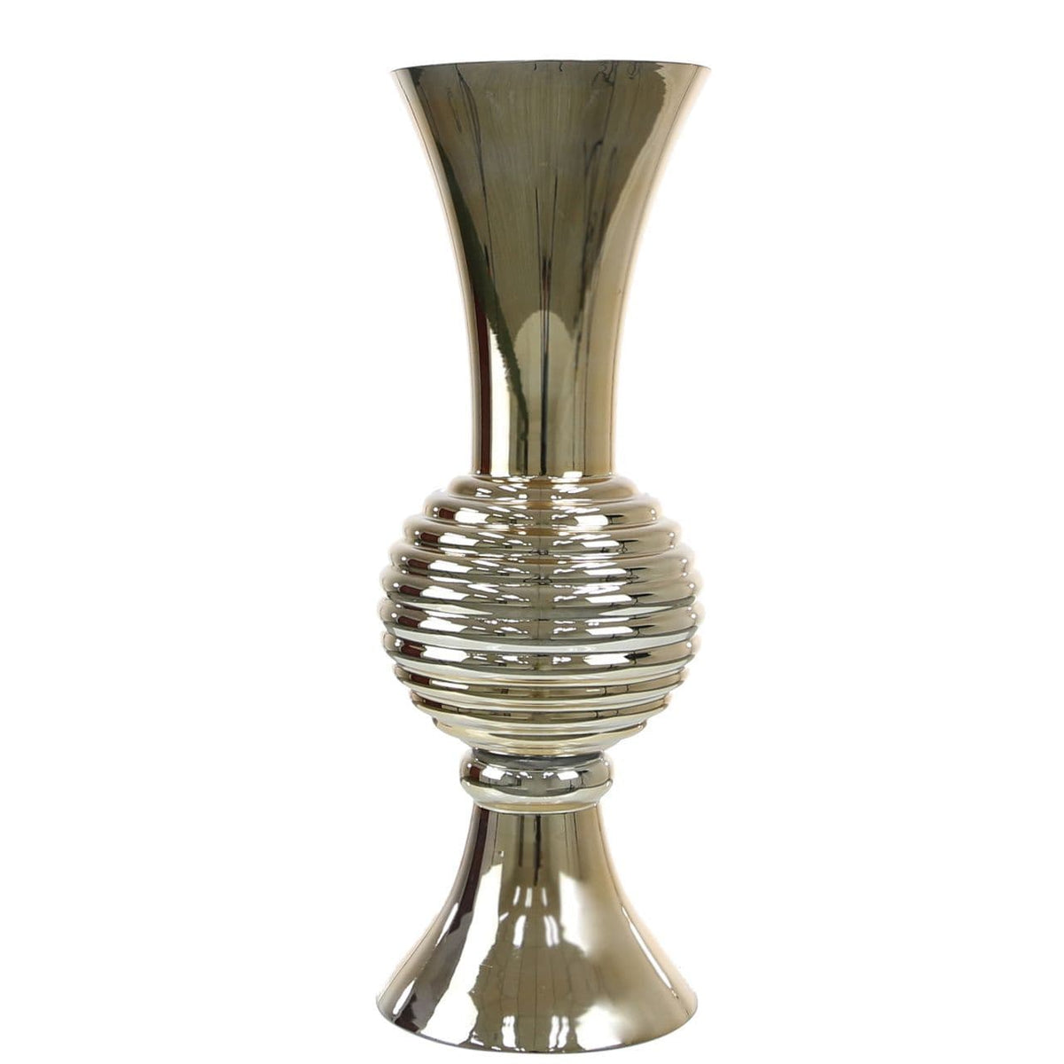 [EKM-AUTOGENERATED]65cm Gold Glass Flared Vase