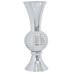 [EKM-AUTOGENERATED]65cm Silver Glass Flared Vase