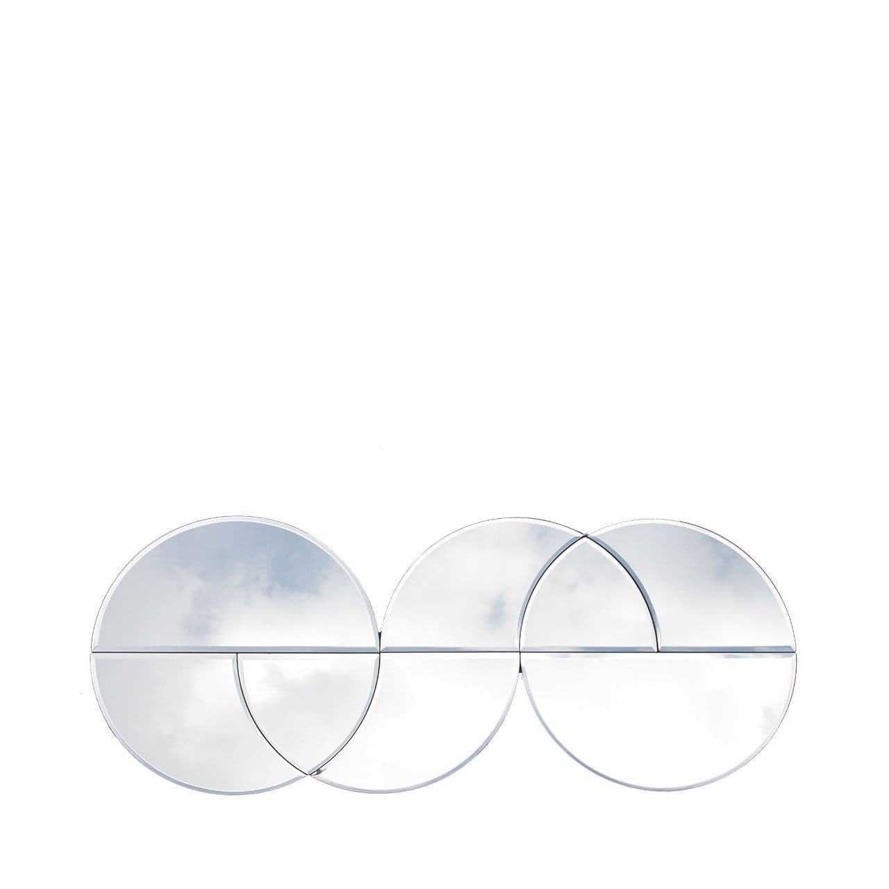 [EKM-AUTOGENERATED]75cm Semi Circle Wall Mirror