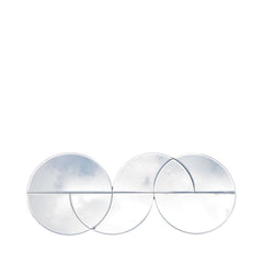 [EKM-AUTOGENERATED]75cm Semi Circle Wall Mirror