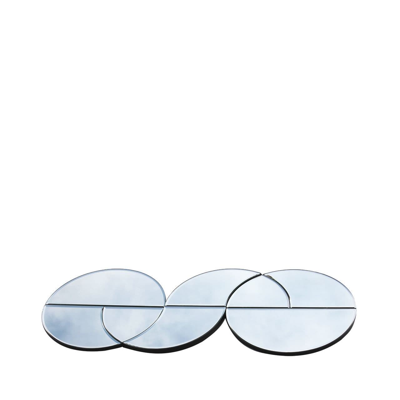 75cm Semi Circle Wall Mirror