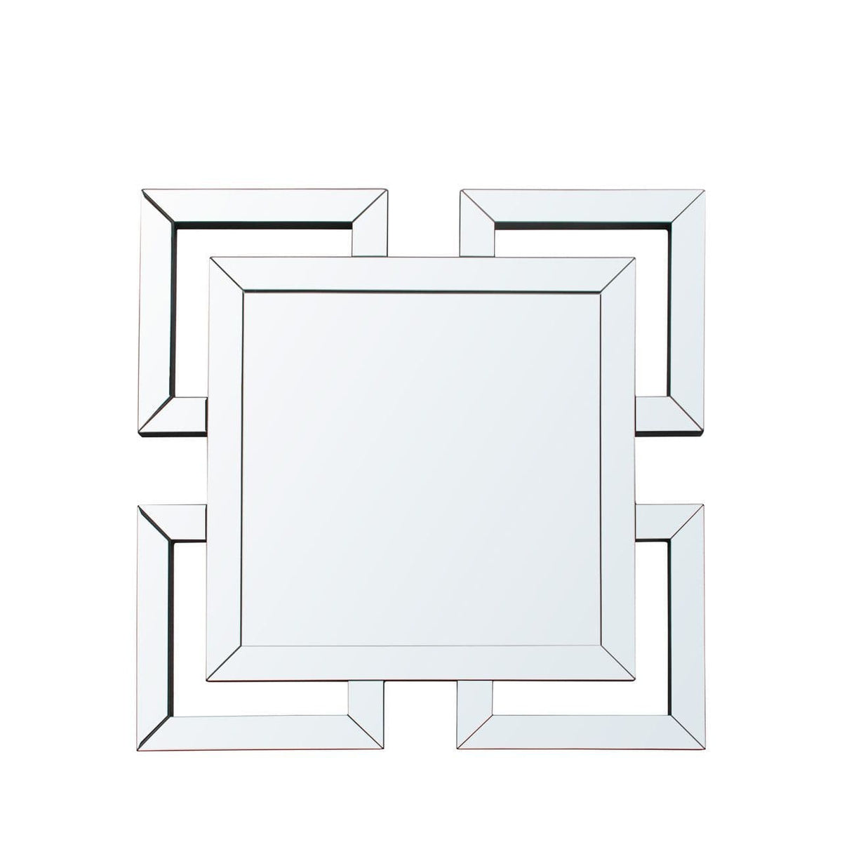 [EKM-AUTOGENERATED]80cm x 80cm Geometric Design Wall Mirror