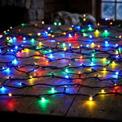 Eveready 80 Multicolour LED Solar String Lights - 9.3m Garden Decor