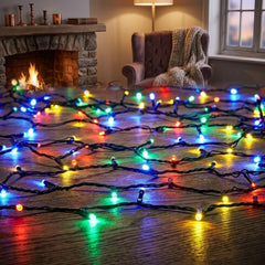 Eveready 80 Multicolour LED Solar String Lights - 9.3m Garden Decor