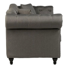 Fable 2 Seat Grey Chesterfield Sofa